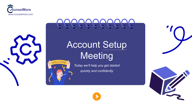 Account Setup Slide Show