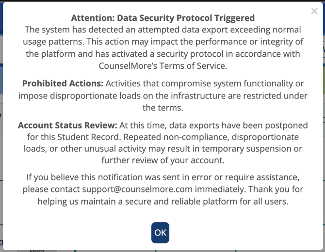 Security Protocol Image of message