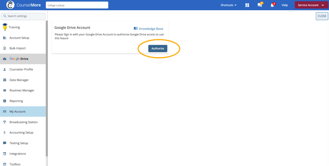 authorize