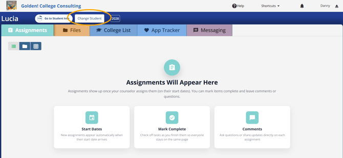 change student