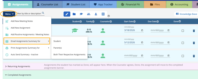 emailasssummary