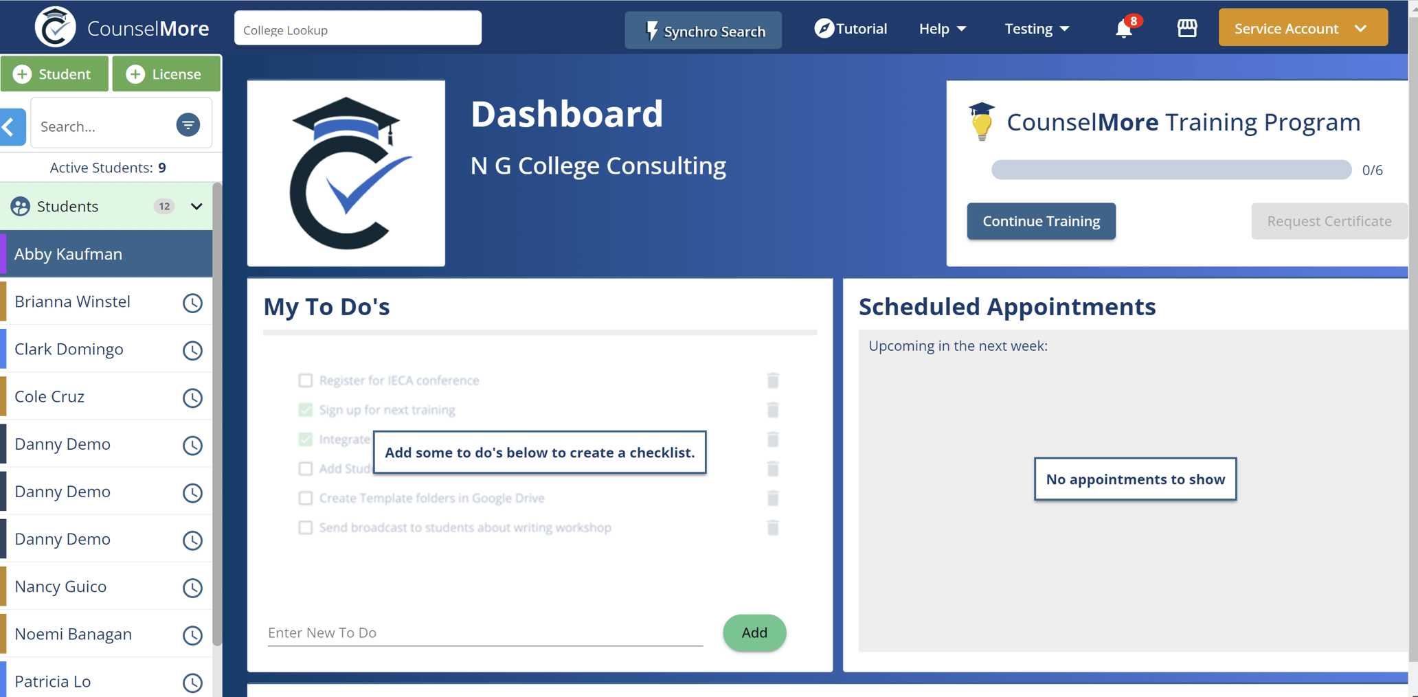 Dashboard
