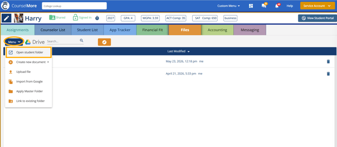 studentfolder